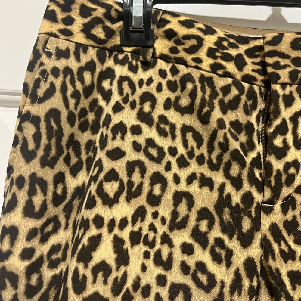 Banana Republic Animal Print Trousers - Picture 3 of 6